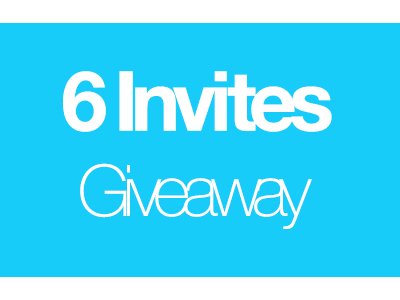 Giving Away 6 Invites invites