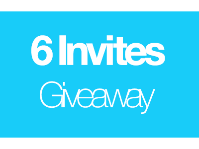 Giving Away 6 Invites