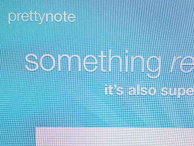 prettynote alpha beta coming soon note signup taking