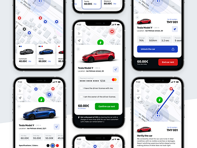 concept — car rental application