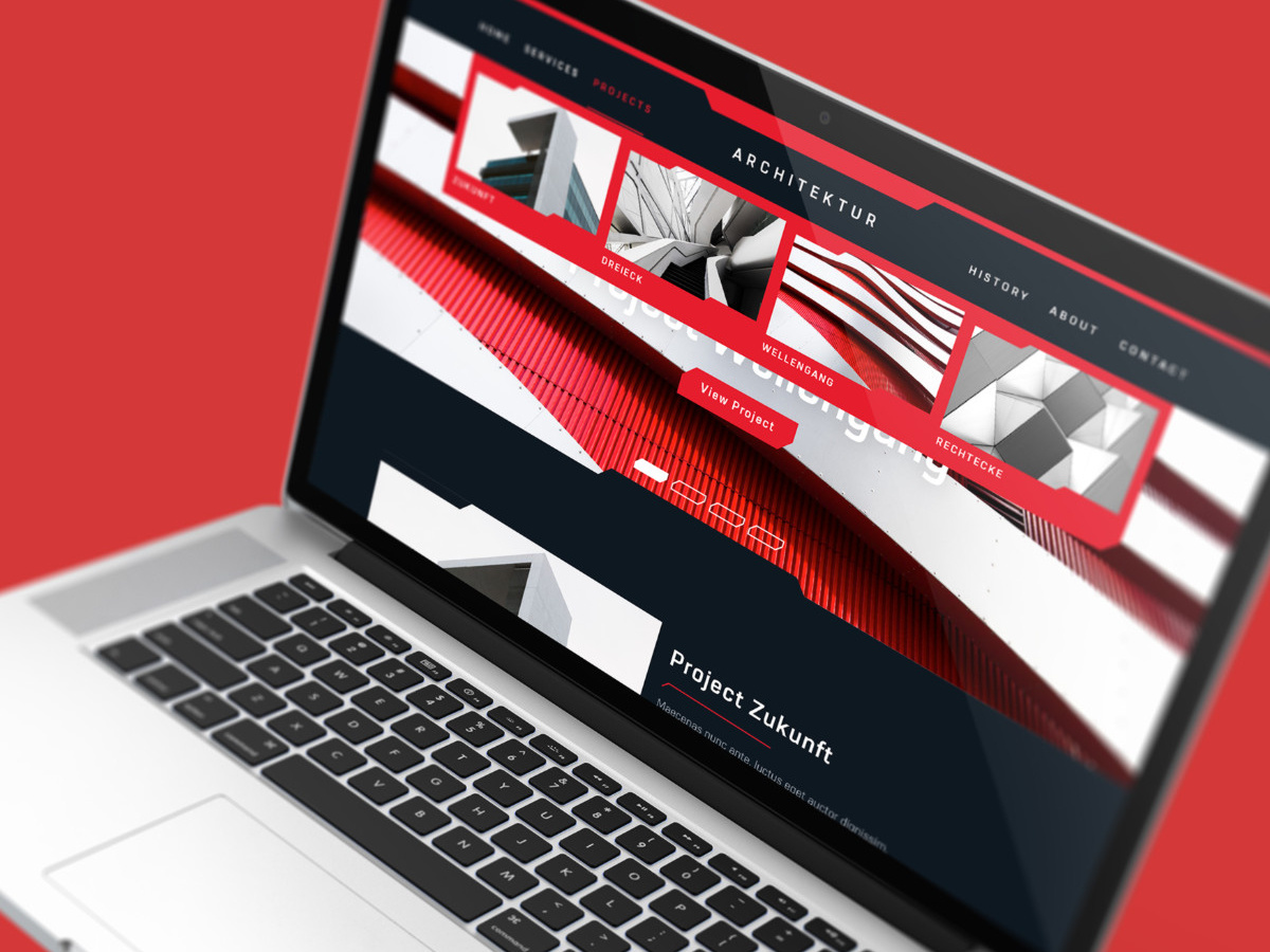architektur ui/ux design by Nicolae Chiorescu on Dribbble