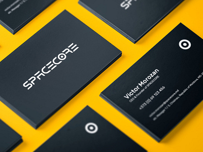 spacecore business card design brand branding businesscard businesscards digitalagency graphicdesign identitydesign visualidentity