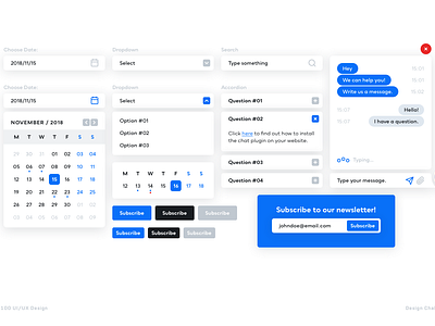 ui/ux style guide design by Nicolae Chiorescu on Dribbble
