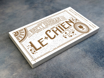 Le Chien Business Card