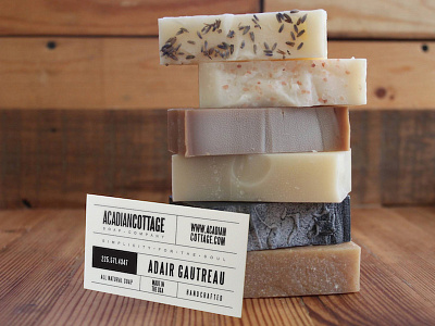 Acadian Soap Business Card