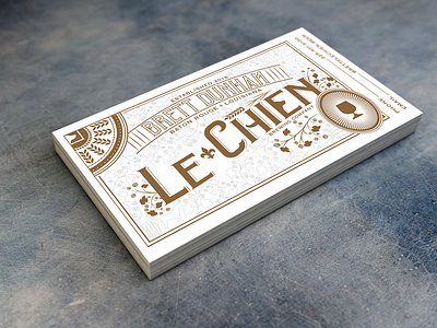 Le Chien Final Business Card