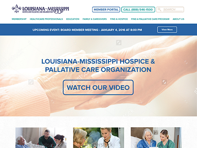 LMHPCO Web Comp care design hospice louisiana mississippi organization palliative web web design website