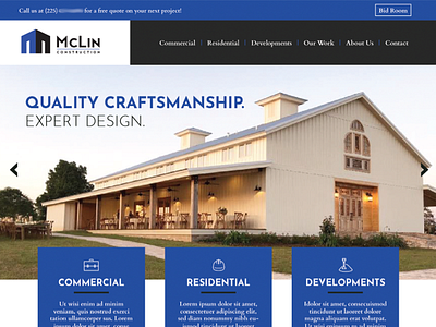 McLin Construction Web WIP