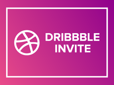 Dribbble Invite x2 dribbble invitation invite