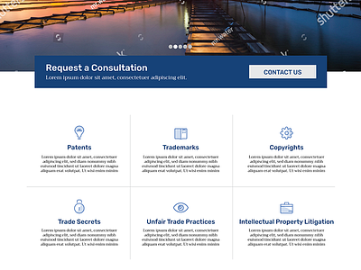 Law Firm WIP blue dezinsinteractive firm icons law web web design website