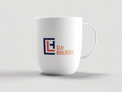 CLH Builders Logo 2 WIP baton rouge blue builders commercial construction design dezinsinteractive graphic design logo logo design louisiana orange