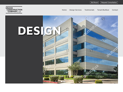 Construction Company WIP design dezinsinteractive graphic design gray louisiana slider web web design website website design