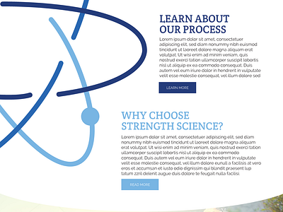 Strength Science Website WIP baton rouge blue design dezinsinteractive graphic design louisiana web web design website