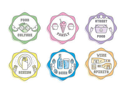 Food Festival Badges