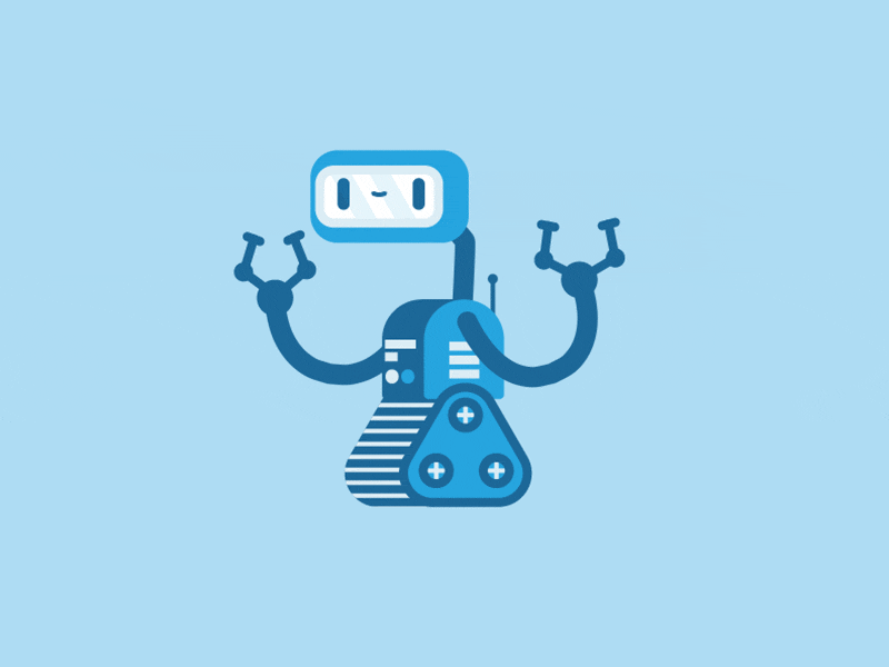 Sad Robot 2d after effects animation blue character fun graphics motion robot sad vector