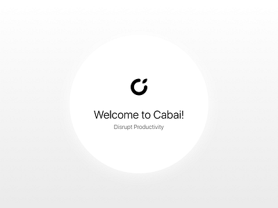 Productivity tool logo cabai productivity