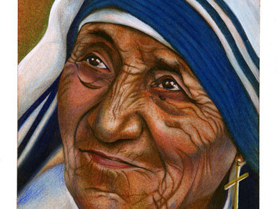 Mother Teresa by ArtByShabiba on Dribbble