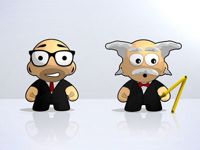 Adnerd adbert adnerd cartoon character cute drawing geek illustrator munny nerd photoshop professor ruler