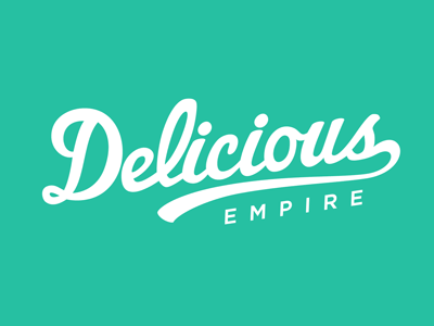 Delicious Empire Script Logo 2d animation branding gif logo script splash write-on