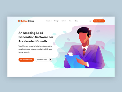 SAAS Landing Page Design