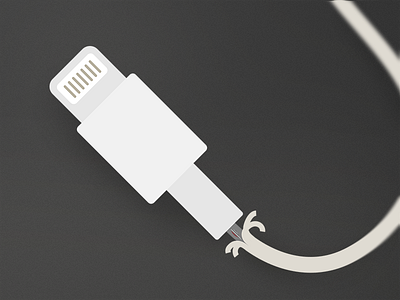 Every single Iphone lightning cable cable contest illustration iphone ui