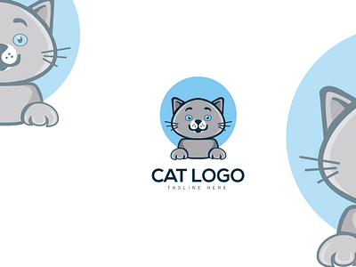 cat logo cat logo graphic logo trendy