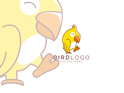 bird logo bird logo logo logo design minimalist parrot trendy logo yellow