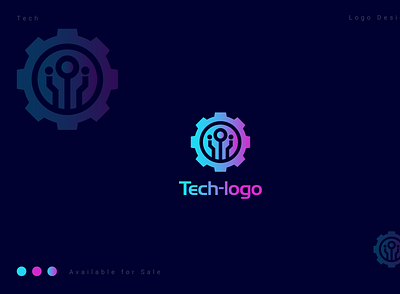 Tech logo crypto logo cybersecurity logo startup logo tech logo technology logo