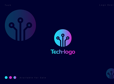Tech logo crypto logo cybersecurity logo startup logo tech logo technology logo