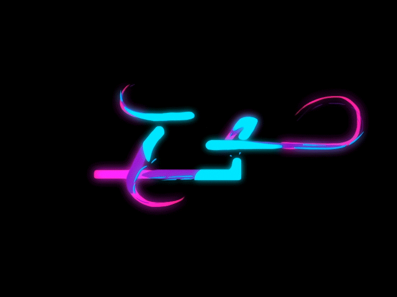 Brikk logo animation 2d cel animation 80s loop gif typography logo transformation transition debuts cel animation