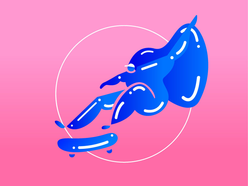 sk8r gurl by Gun Karlsson on Dribbble