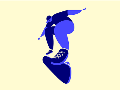 Skater #2 character character design design flat flat design flip illustration ollie perspective skateboard skater vector