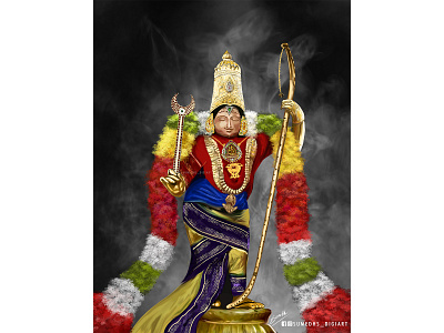 Sri Rama art digital graphic design illustration