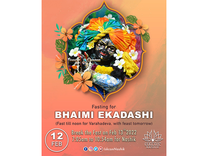Ekadashi Poster ISKCON by Sumedh Pawar on Dribbble