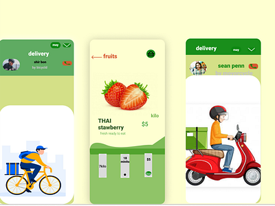Fruit buying app design