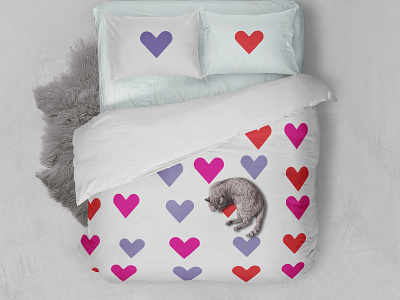 Product design on bed linen