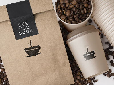 Logo design for a cafe 3d animation app branding business card design graphic design illustration logo motion graphics ui vector