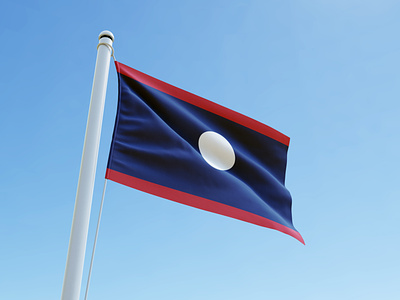 Laos flag design