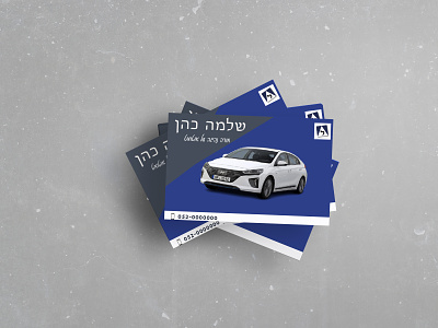 Business card design for a driving instructor 3d animation app branding business card design graphic design illustration logo motion graphics ui vector
