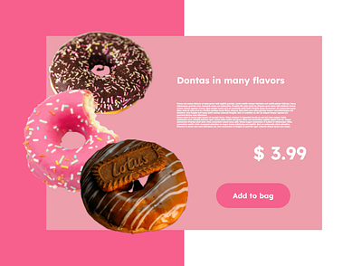 Website design for purchasing donuts 3d animation app branding business card design graphic design illustration logo motion graphics ui vector