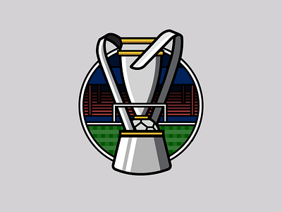 MLS Trophy flat art flat design graphic design icon illustration logo minimal illustration minimalism mls soccer soccer ball trophy