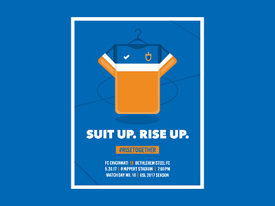 FC Cincinnati Match Day Poster