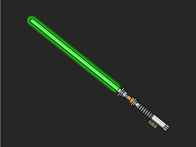 Luke Skywalker's Green Lightsaber