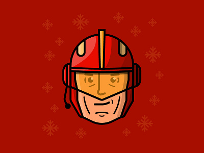 Turbo Man character christmas face flat design flat icon icon illustration illustrator jingle all the way movie super hero turbo man