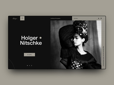 Holger Nitschke .v2 daily fashion layout logo photography type typography ui ui design uiux ux website