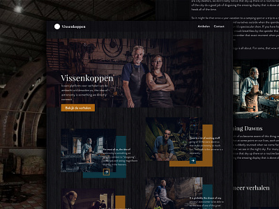 Vissenkoppen blog craftsmen raw rough ui ux