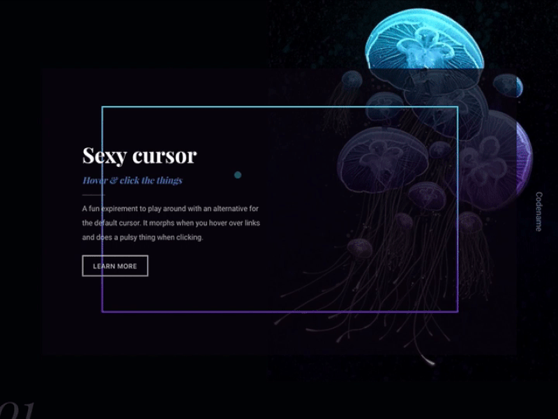 Cursor experiments code codename cursor interactive javascript sexy