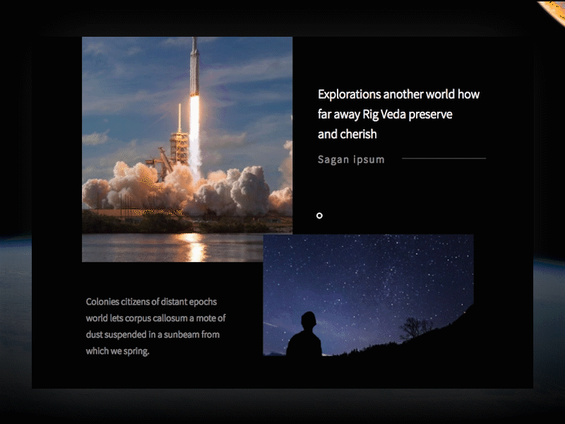 Eloquent zoom effect code css dark javascript space zoom