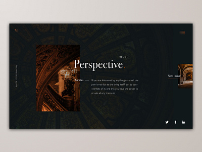 Perspective - Daily Exploration aurelius church dark marcus serif ui
