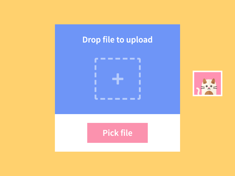 File Uploader Animation